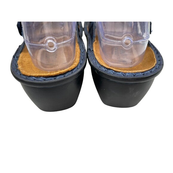 Naot Women's Quito Wedge Leather Blue Sandal Strappy Sz 8.5 - Picture 4 of 7